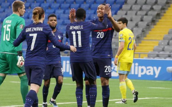 مقدماتی جام جهانی قطر,دیدار تیم ملی فرانسه و قزاقستان