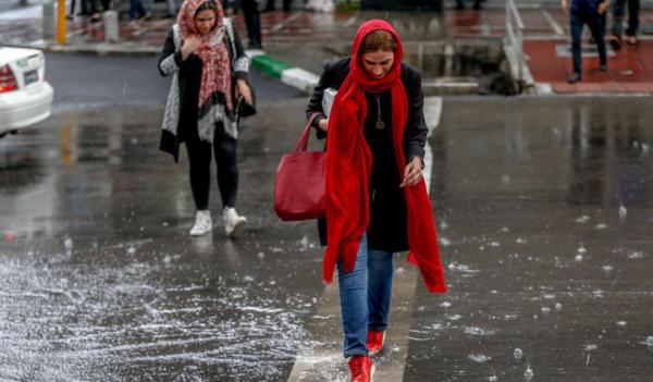 وضعیت آب و هوای کشور,رگبار باران و رعدوبرق در ۱۸ استان کشور