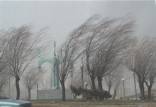وضعیت آب و هوای اصفهان,وزش باد در اصفهان