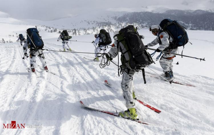 تصاویر مسابقه کوهنوردی اسکی ارتشی روسیه,عکس های مسابقه کوهنوری در روسیه,تصاویر مسابقات کوهنوری در روسیه