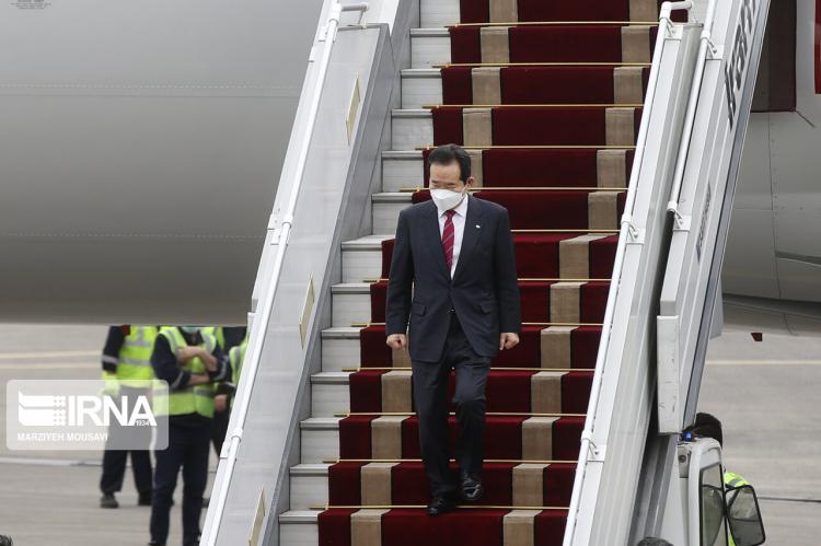 تصاویر ورود نخست وزیر کره جنوبی به تهران,عکس های نخست وزیر کره جنوبی در ایران,تصاویر استقبال از نخست وزیر کره جنوبی در ایران