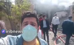 فیلم | 6 کشته بر اثر آتش سوزی کارگاه در جاجرود