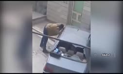 فیلم | کشتن داماد با شلیک اسلحه در کرمانشاه