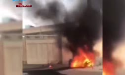 فیلم/ سقوط پهپاد آموزشی در شاهین‌شهر