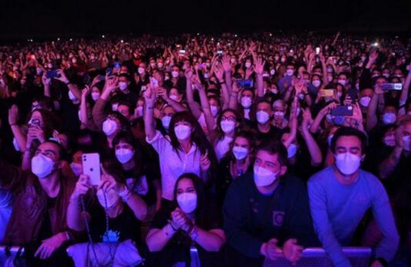 کنسرت آنلاین در اسپانیا, استفاده از ماسک ایمن