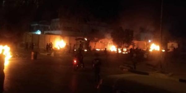 آتش زدن دیوار خارجی کنسولگری ایران در کربلا,عراق