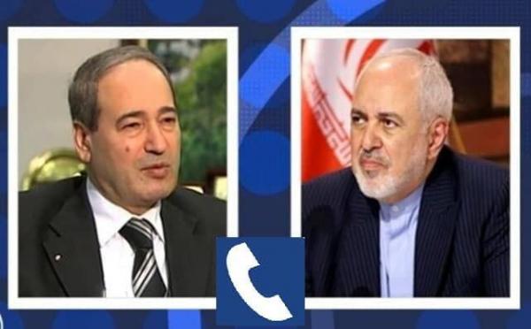 وزیر امور خارجه ایران,گفتگوی ظریف و وزیر امور خارجه سوریه