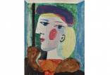 تابلو نقاشی «زنی با کلاه بِرِه بنفش,پابلو پیکاسو