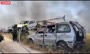 فیلم | ‌آتش‌سوزی گسترده در نزدیکی فرودگاه بن‌گوریون