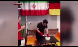 فیلم/ جشن تولد ۴۶ سالگی همایون شجریان در باشگاه بوکس