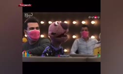 فیلم/ کنایه خنده‌دار «جناب خان» به حرف زدن لیلا حاتمی با یخچال