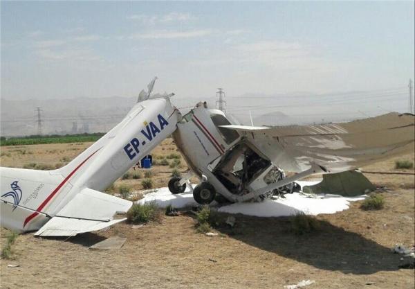سقوط یک فروند هواپیمای آموزشی