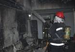آتش‌سوزی در کارخانه مواد غذایی در اتوبان کرج قزوین,آتش سوزی کارخانه مواد غذایی