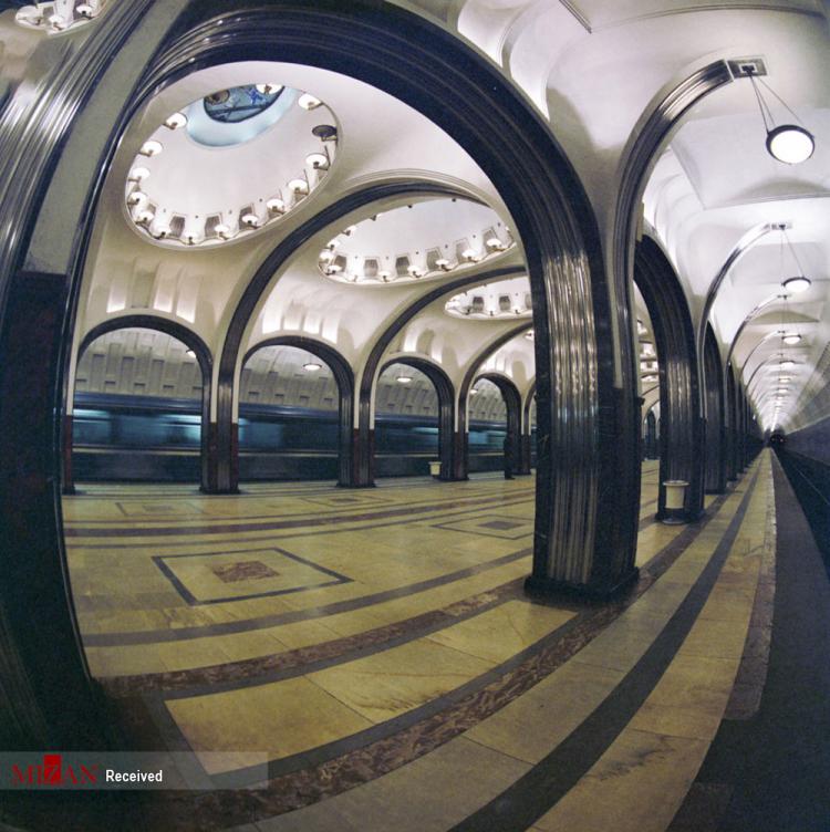 تصاویر متروی مسکو,عکس های مترو در مسکو,تصاویر هشتاد و ششمین سالگرد متروی مسکو