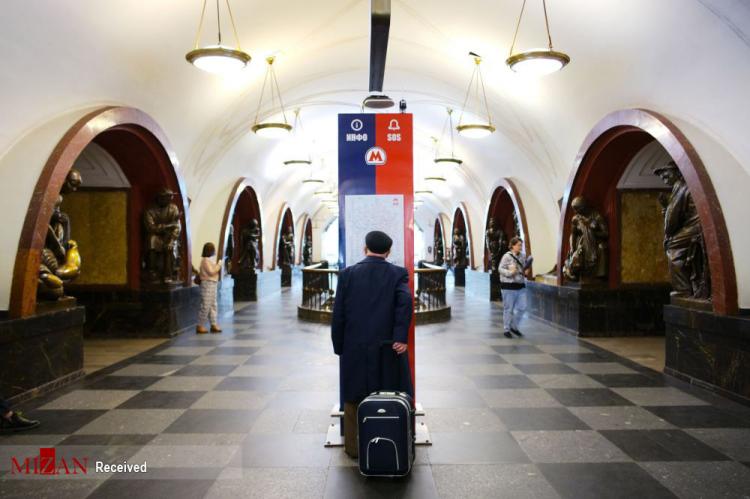 تصاویر متروی مسکو,عکس های مترو در مسکو,تصاویر هشتاد و ششمین سالگرد متروی مسکو