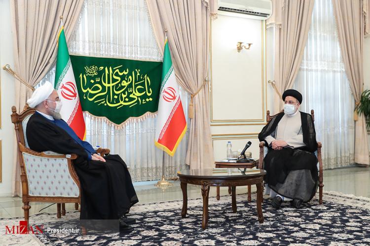 تصاویر دیدار روحانی با سید ابراهیم رئیسی تصاویر دیدار روحانی با سید ابراهیم رئیسی,عکس های دیدار روحانی و رئیسی,تصاویر دیدار رئیس جمهور با رئیسی