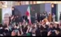 فیلم/ شعارهای توهین‌آمیز به دولت روحانی در حضور زاکانی