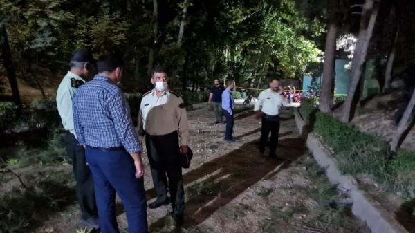 شنیده شدن صدای مهیب در شمال تهران,توضیحات پلیس درباره انفجار پارک ملت