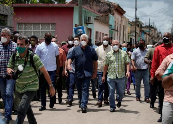 تظاهرات اعتراضی در کوبا,اعتراض به کندی واکسیناسیون در کوبا