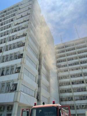 آتش‌سوزی بزرگ در ساختمان وزارت بهداشت عراق,جزئیات آتش‌سوزی بزرگ در ساختمان وزارت بهداشت عراق