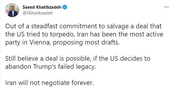 سخنگوی وزارت امور خارجه ایران,خطیب زاده