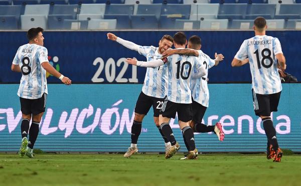 برنامه مسابقات مرحله یک‌چهارم نهایی کوپا آمریکا ,تیم ملی فوتبال آرژانتین