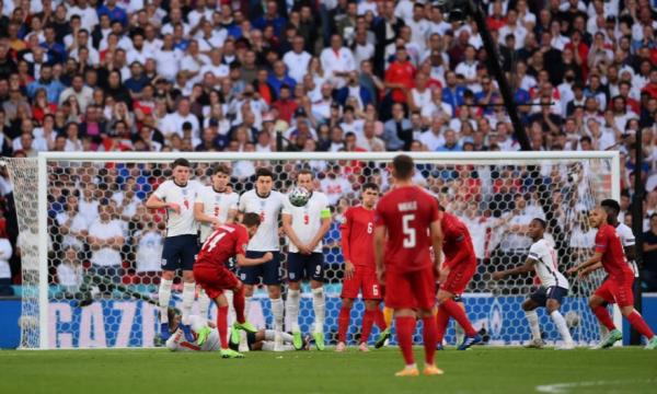 دیدار تیم ملی انگلیس و دانمارک,نیمه نهایی یورو 2020