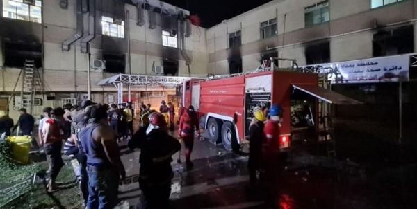 افزایش شمار جان‌باختگان آتش‌سوزی در بیمارستان الناصریه عراق ,حوادث عراق