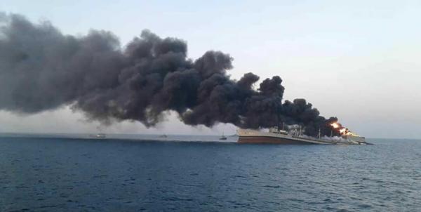 آتش گرفتن کشتی عراقی در آب‌های خلیج فارس,آتش سوزی در کشتی عراقی