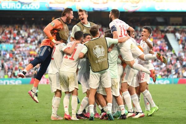 دیدار تیم ملی اسپانیا و کرواسی,یورو 2020