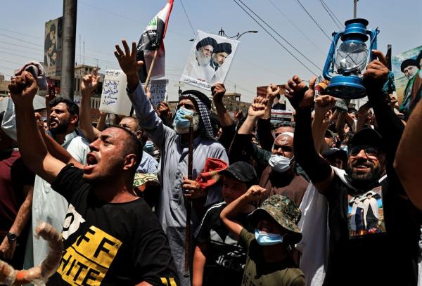 عراق,اعتراضات به قطع برق در عراق
