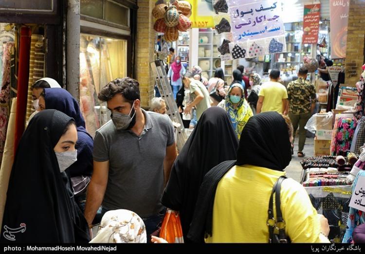 تصاویر پیک پنجم کرونا در تهران,عکس های وضعیت مردم در شرایط کرونا,تصاویر وضعیت شهر تهران در پیک پنجم کرونا
