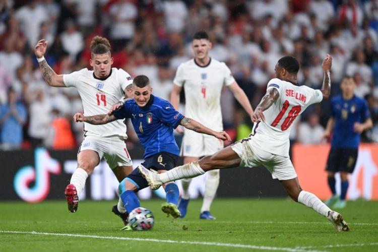 تصاویر دیدار تیم ملی انگلیس و ایتالیا,عکس های فینال یورو 2020,تصاویر دیدار انگلیس و ایتالیا در یورو 2020