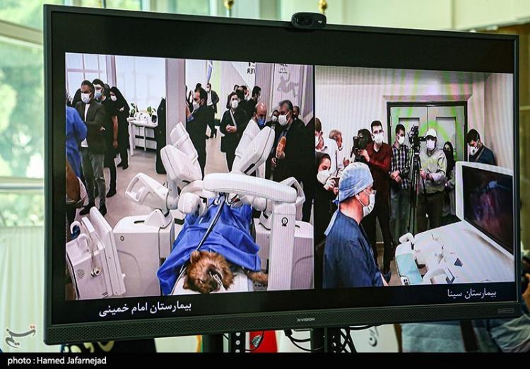 تصاویر عمل جراحی رباتیک درا یران,عکس های اولین عمل جراحی رباتیک در کشور ایران,تصاویر عمل جراحی رباتیک