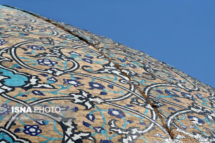تصاویر مرمت مسجد شیخ لطف الله اصفهان,عکس های مسجد شیخ لطف الله اصفهان,تصاویری از مسجد شیخ لطف الله اصفهان