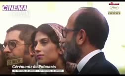 فیلم/ عوامل فیلم «قهرمان» در اختتامیه جشنواره کن