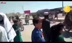 فیلم/ لحظه ورود طالبان به شهر قلعه نو مرکز ولایت بادغیس