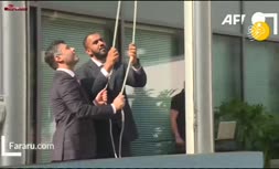 فیلم/ افتتاح سفارت امارات در تل آویو