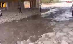 فیلم/ جاری شدن آب زاینده رود در شهر اصفهان بعد از چندین ماه