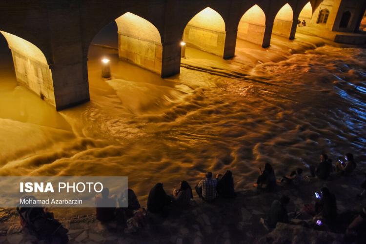 تصاویر نبض حیاتِ زاینده رود در اصفهان,عکس های زاینده رود اصفهان,تصاویر بازگشایی زاینده رود