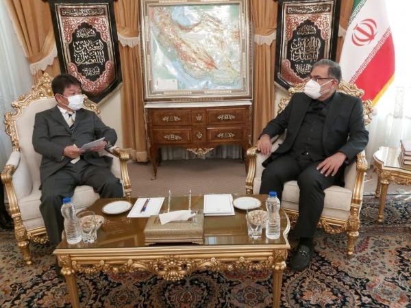 گزارش توییتری ظریف از محورهای دیدارش با وزیر خارجه ژاپن,دیدار موته گی توشی‌میتسو با شمخانی