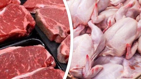 قیمت گوشت قرمز و قیمت مرغ,قیمتها در بازار