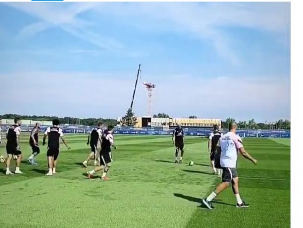 لیونل مسی,اولین تمرین لیونل مسی با پاری سن ژرمن