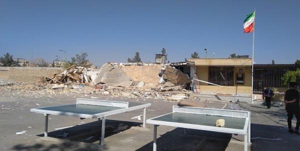انفجار و تخریب یک مدرسه در فولادشهر,انفجار در فولادشهر