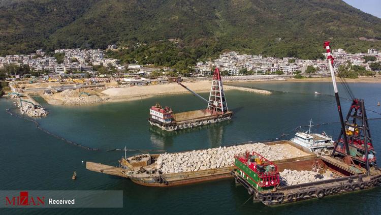 تصاویر افتتاح ساحل مصنوعی هنگ کنگ,عکس های ساحل مصنوعی هنگ کنگ,تصاویر ساحل مصنوعی هنگ کنگ