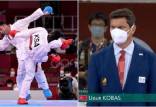 داور فینال کاراته بین گنج زاده و حریف عربستانی,فینال کاراته المپیک 2020