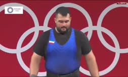 فیلم/ کسب مدال نقره توسط علی داوودی در وزنه برداری المپیک 2020