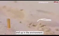 فیلم/ رونمایی جالب از یک ربات برای جمع‌آوری ته سیگار از سواحل