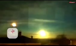 فیلم/ انفجار شهاب سنگی عظیم در آسمان نروژ