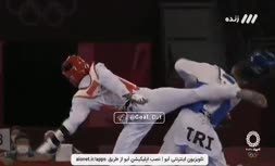 فیلم | ضربه سنگین تکواندوکار ازبکستانی به میرهاشم حسینی نماینده ایران در المپیک